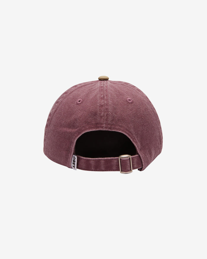 obey lowercase pigment 2 tone hat pigment vino multi