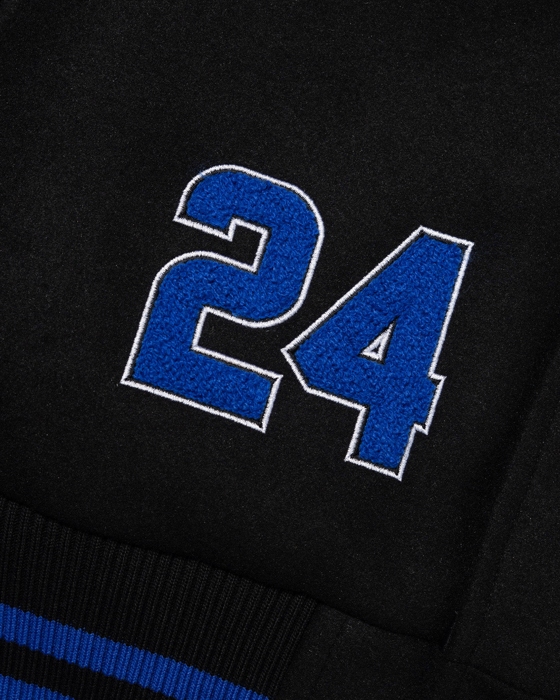 WORLDWIDE PARIS VARSITY JACKET BLACK / BLUE