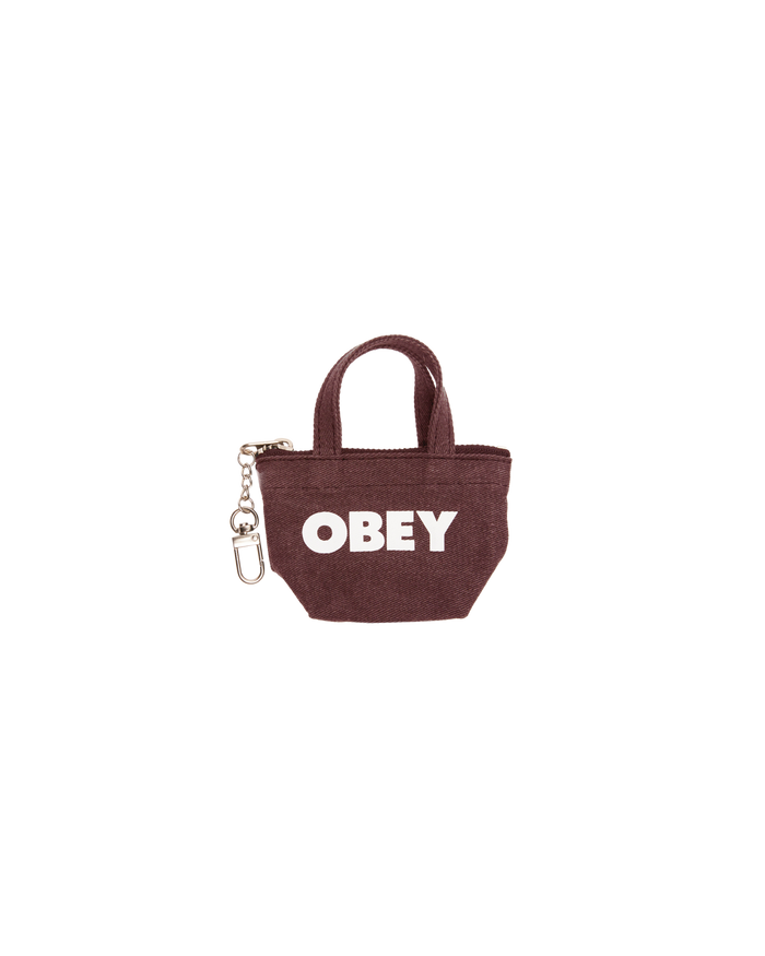 obey pigment totebag keychain pigment red