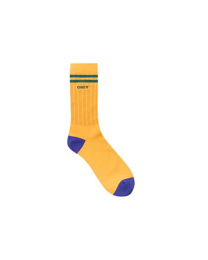 obey soccer socks gold green